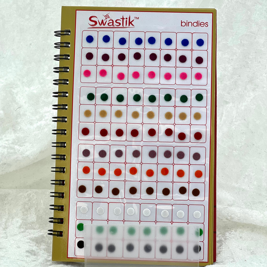Bindi Book in plain and various different, sizes and colours. Prefect for Indian weddings, parties and special occasions.