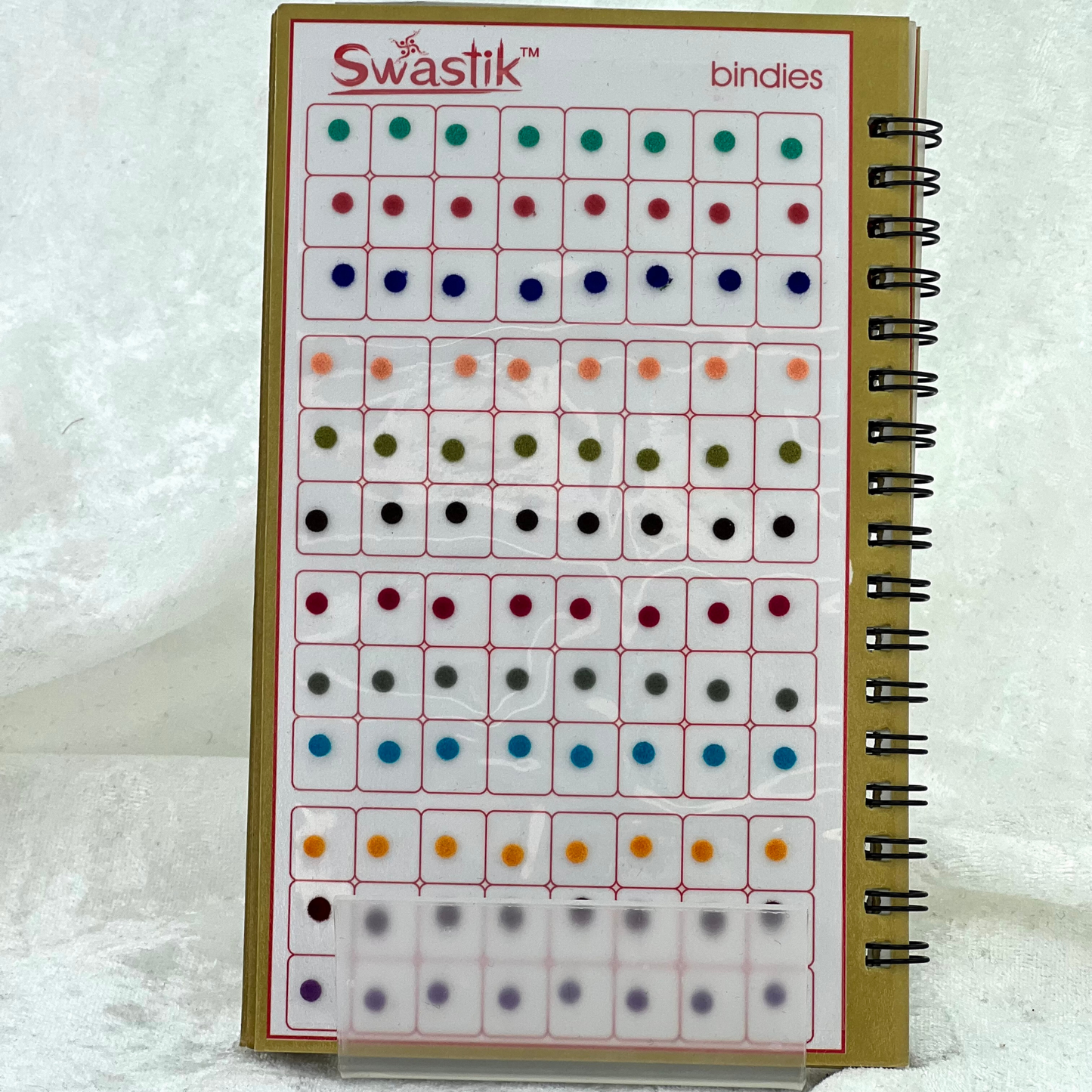 Bindi Book in plain and various different, sizes and colours. Prefect for Indian weddings, parties and special occasions.