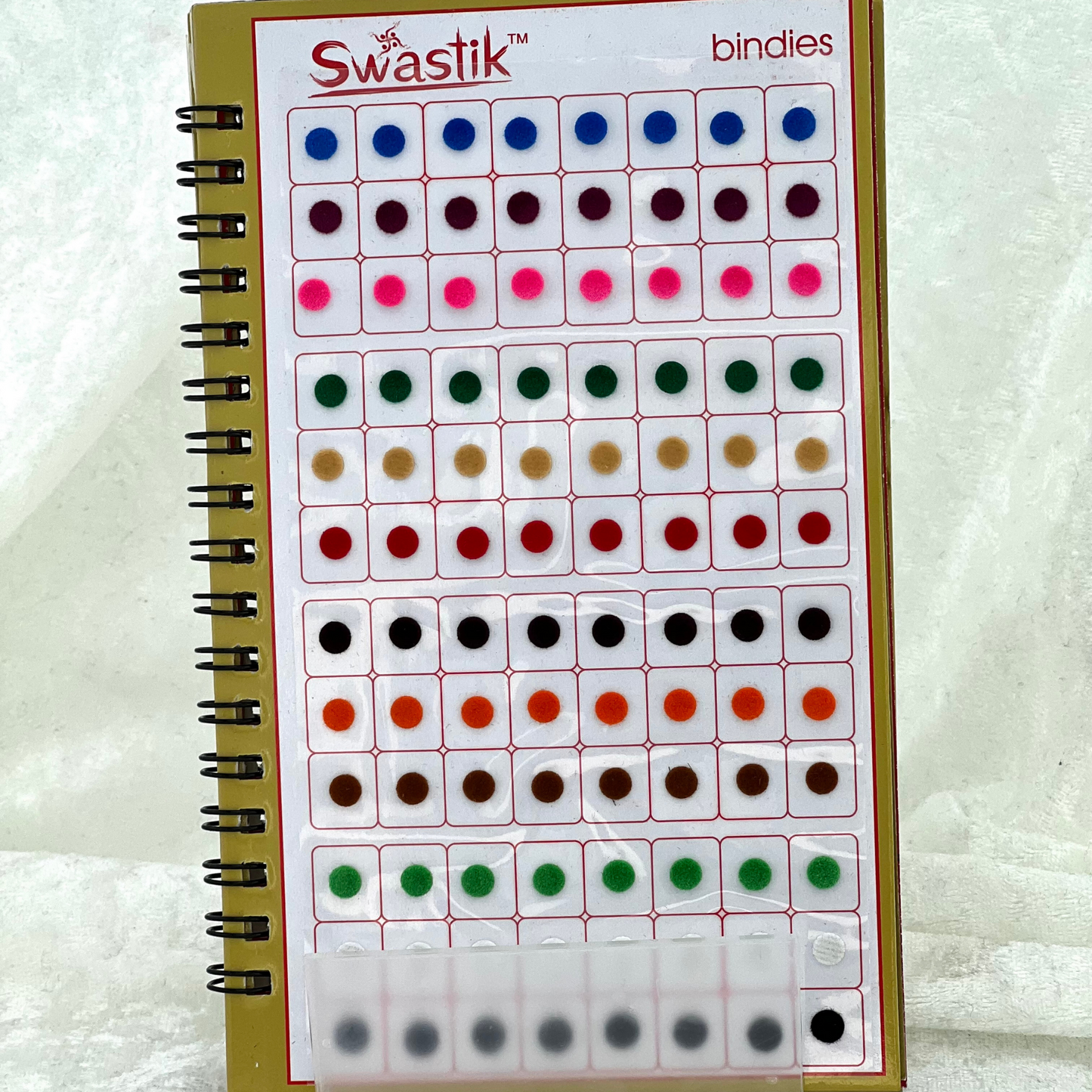 Bindi book - Round shaped in various different sizes and colours. Prefect for Indian weddings, parties and special occasions.